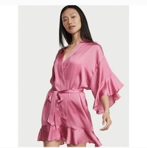 Victorias Secret Pink silk robe